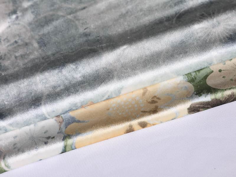 Print Curtain Upholstery Polyester   Italian Velvet Shinning Velvet CX047