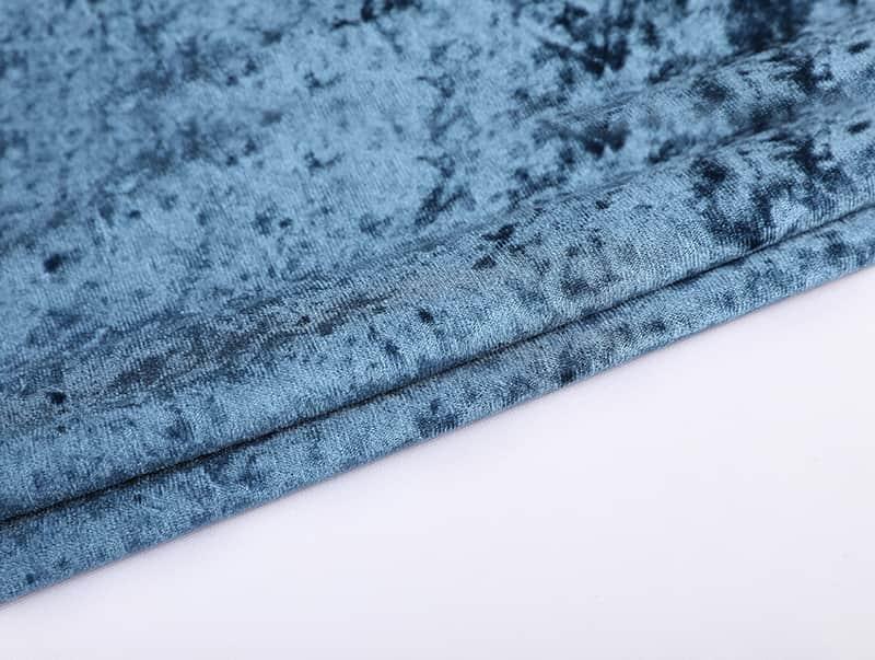 Sofa Upholstery Polyester Velvet Crused Ice Velvet CXIF