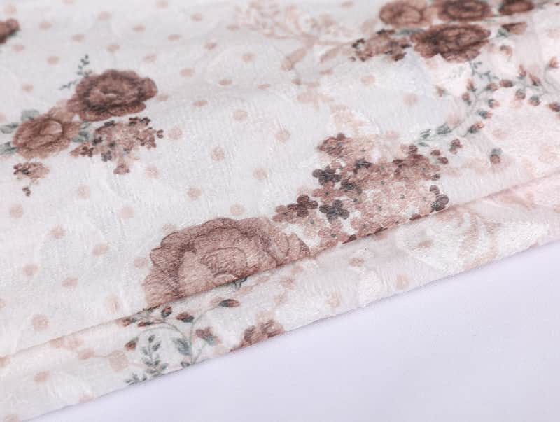 Sofa cover upholstery polyester velvet with rubber patch CX012