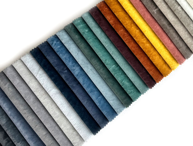 New design laminated iced mosha velvet bonded sofa velvet fabric CX2301