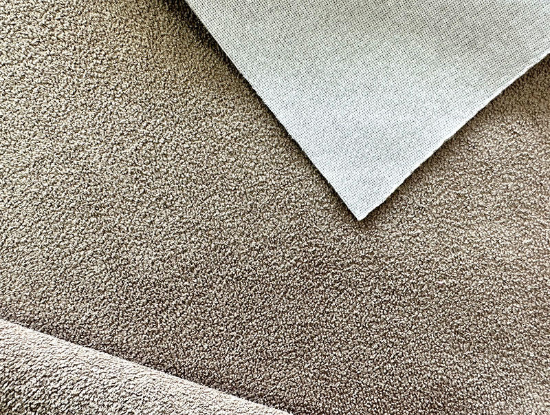 Laminated teddy velvet bonded sofa upholstery velvet fabric CX2305