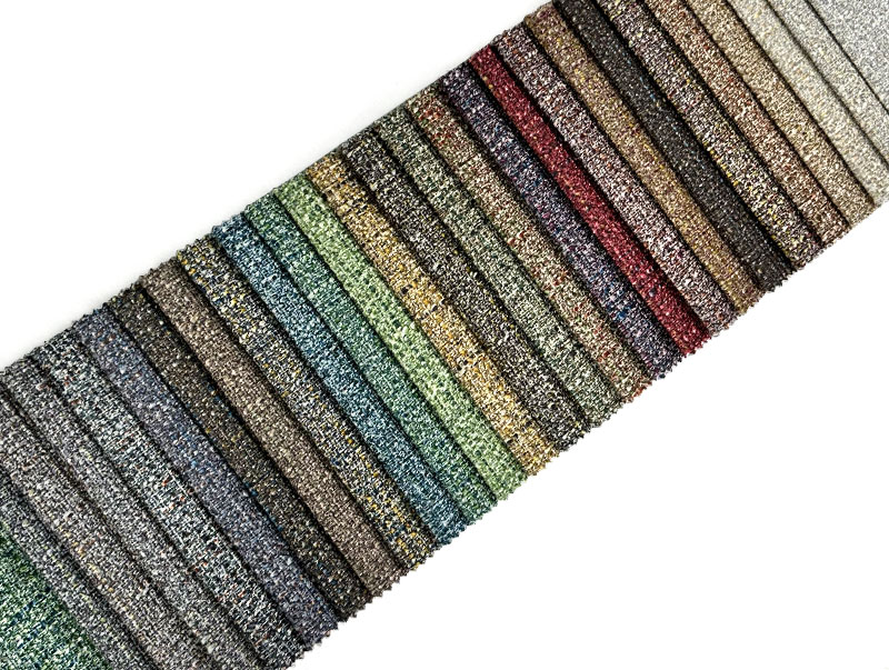 Linen type cloth bonded sofa upholstery velvet fabric CX2321
